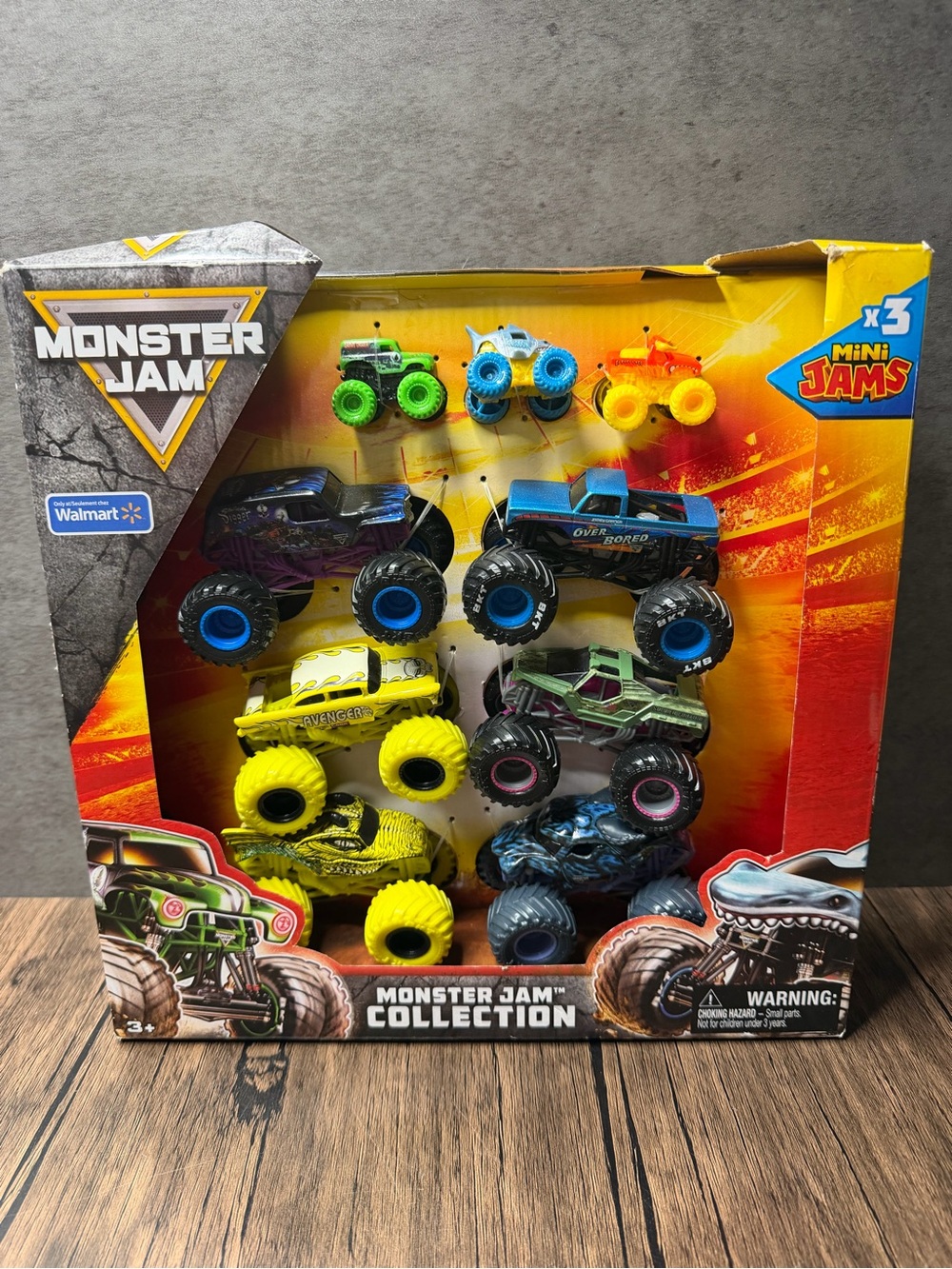 Monster Jam Exclusive Collection 9-Pack Spin Master Die-Cast Trucks Set